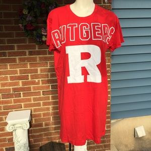 NWT - Pink by VS - Rutgers Long Tee - Size…